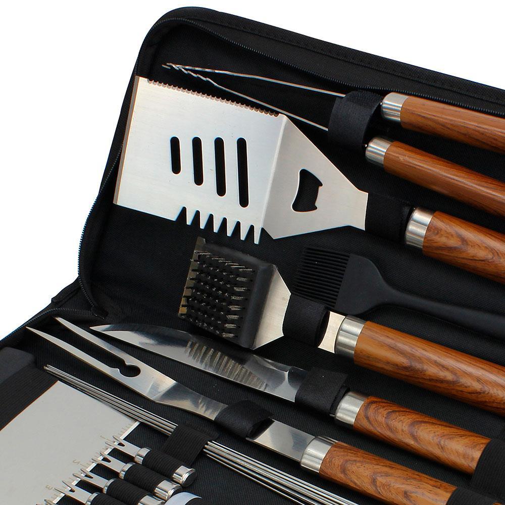 Conjunto para Churrasco Fracalanza Gourmet com Bolsa - 26 Peças - 2