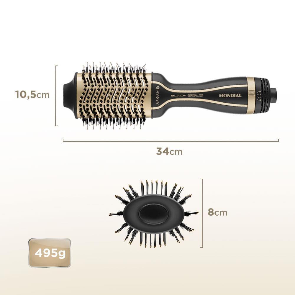 Escova Secadora Mondial Black Gold Argan ES-15 1200W Preta Bivolt - 6