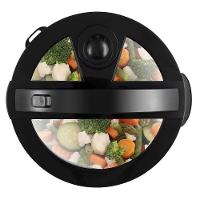 Panela Elétrica de Arroz Philco PH5 Visor Glass 5 Xícaras - Preta/Inox - 5