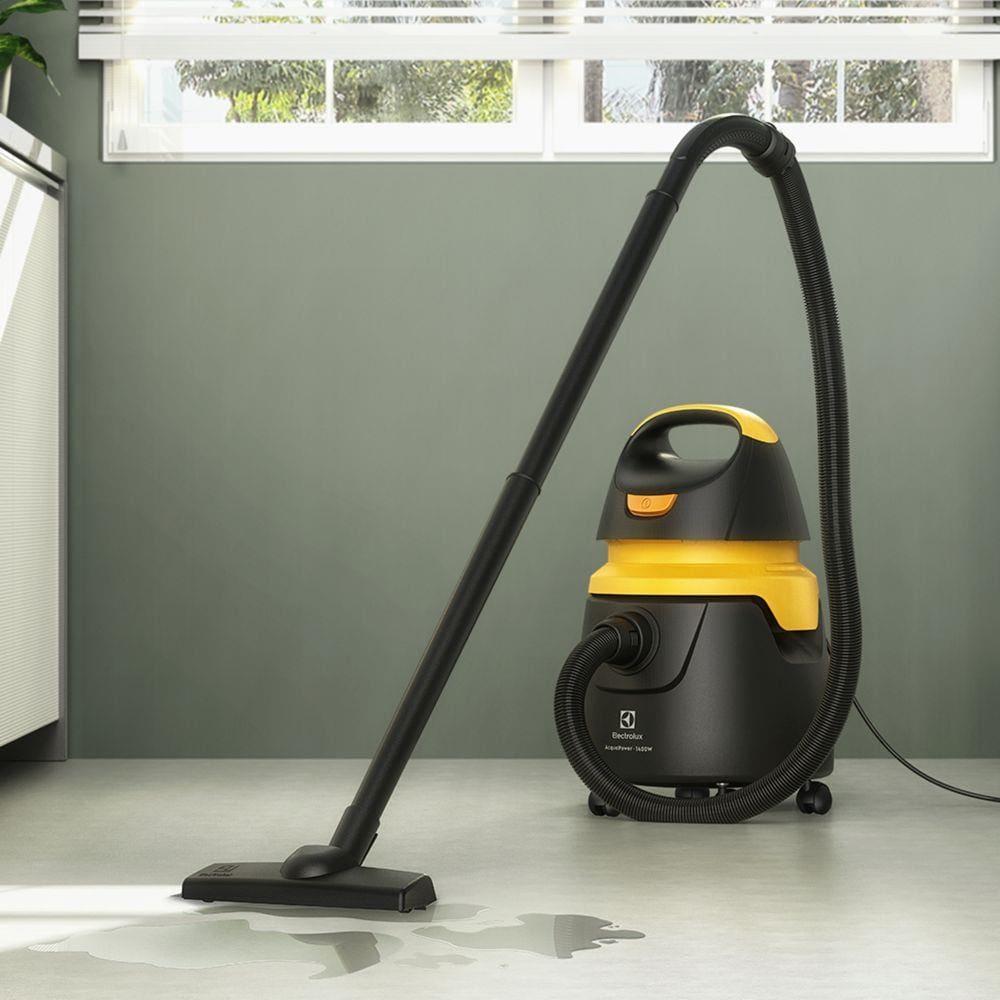 Aspirador Pó e Água Electrolux Acqua Power AQP20 1400W 10L com Acessórios Amarelo e Preto - 13