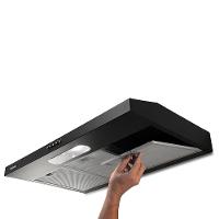 Depurador de Ar Suggar Slim DPS181PT / DPS182PT Preto com 3 Velocidades – 80 cm