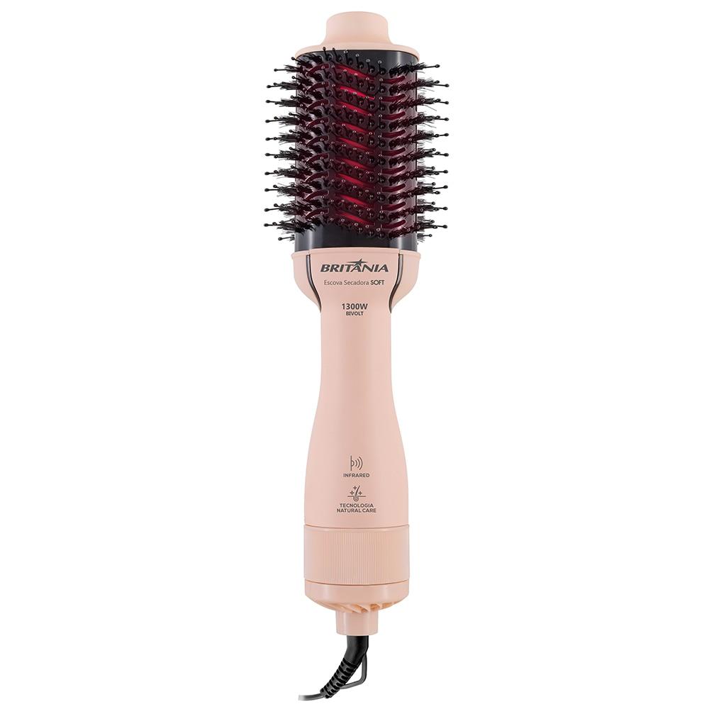 Escova Secadora Soft Britânia BEC07 1300w Bivolt - Rosa - 3