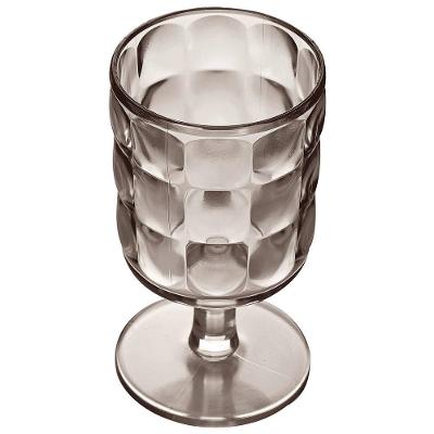 Taça L`hermitage Bubble em Acrílico Fumê 340ml - 6 Peças