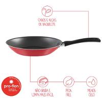 Frigideira Brinox Garlic Vermelha - 13 cm - 2