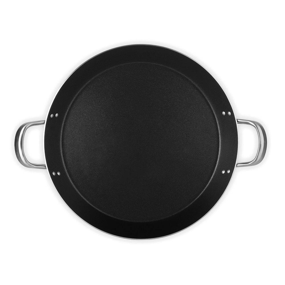 Paellera Profissional Multiflon M em Alumínio e Antiaderente 37cm - Preta - 4