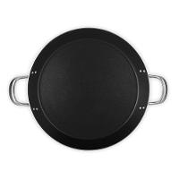 Paellera Profissional Multiflon M em Alumínio e Antiaderente 37cm - Preta