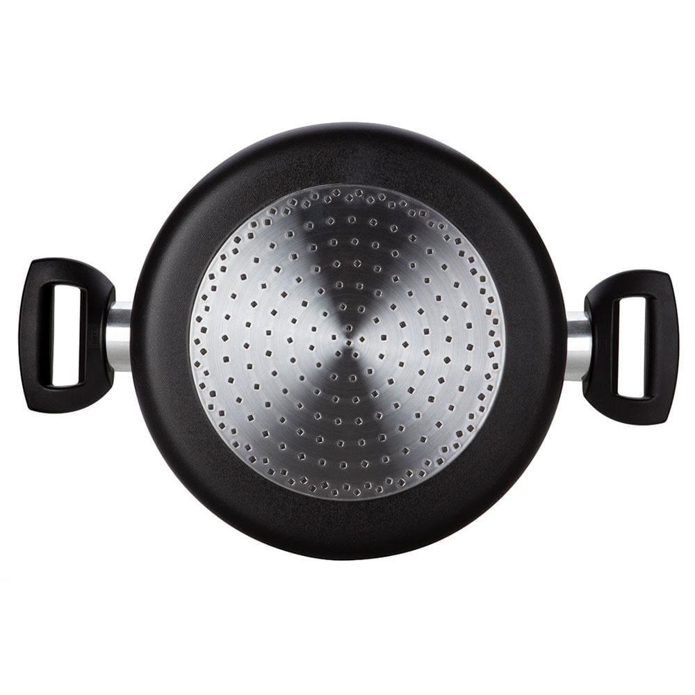 Caçarola Induct+ Multiflon com Antiaderente e Tampa de Vidro - 22cm - 5