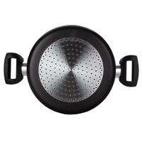 Caçarola Induct+ Multiflon com Antiaderente e Tampa de Vidro - 22cm - 5