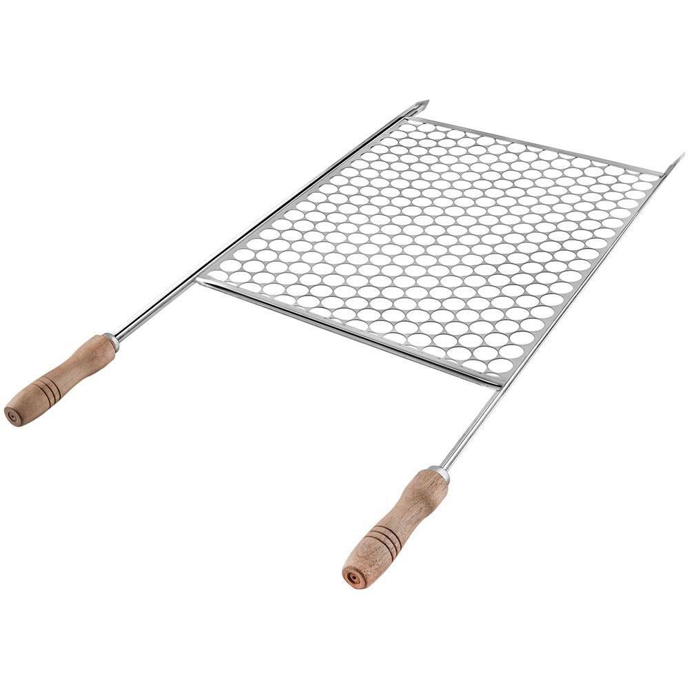 Grelha Moeda Utimil em Aço Inox - 48 x 38 cm - 1