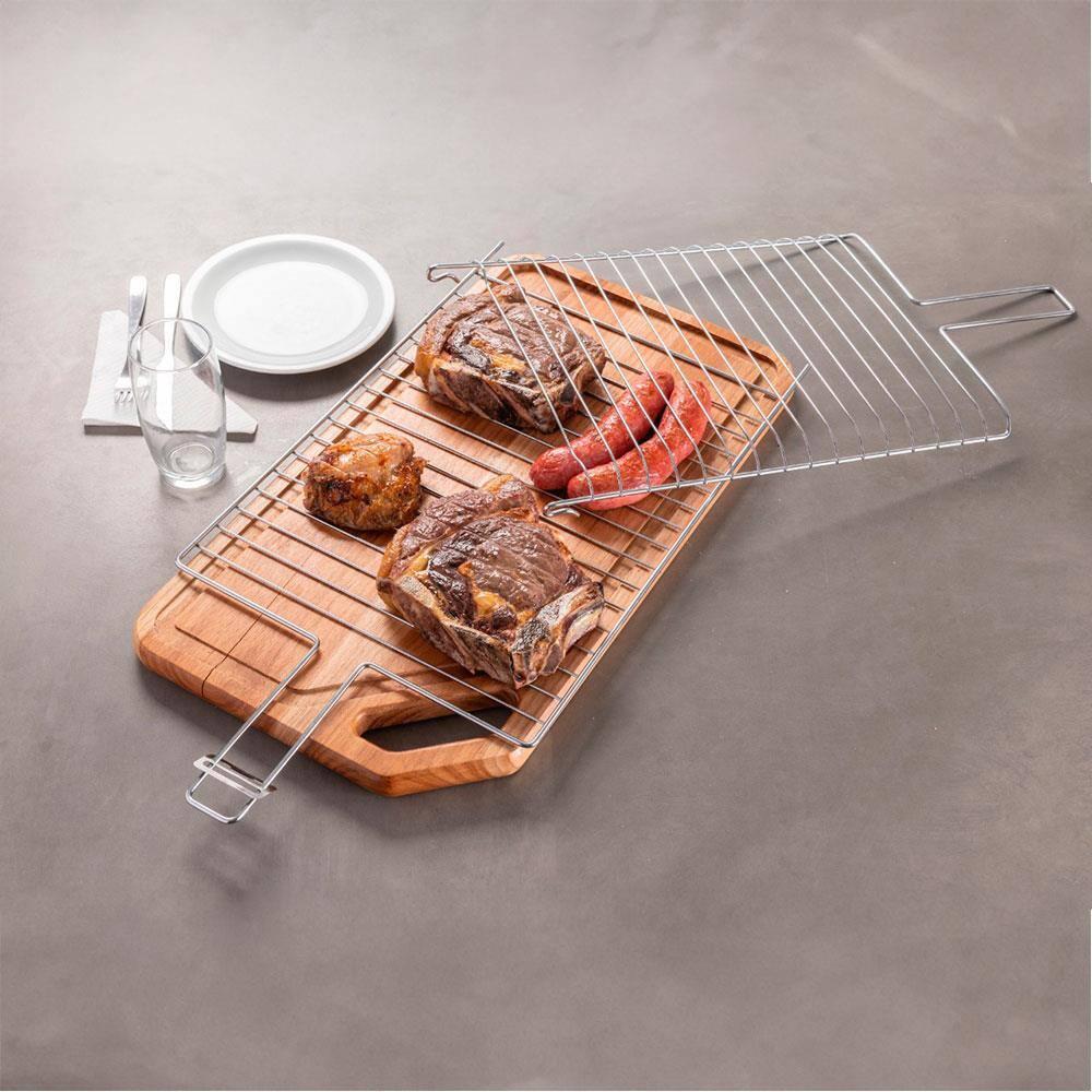 Grelha Dupla para Peixe Grande Utimil - 65cm - 4