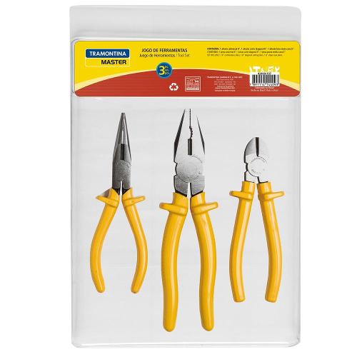 Jogo de Ferramentas Tramontina 43409107 com 03 Peças