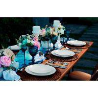 Conjunto com 6 Pratos Rasos Tramontina Sophia em Porcelana 28 cm - Branco - 5