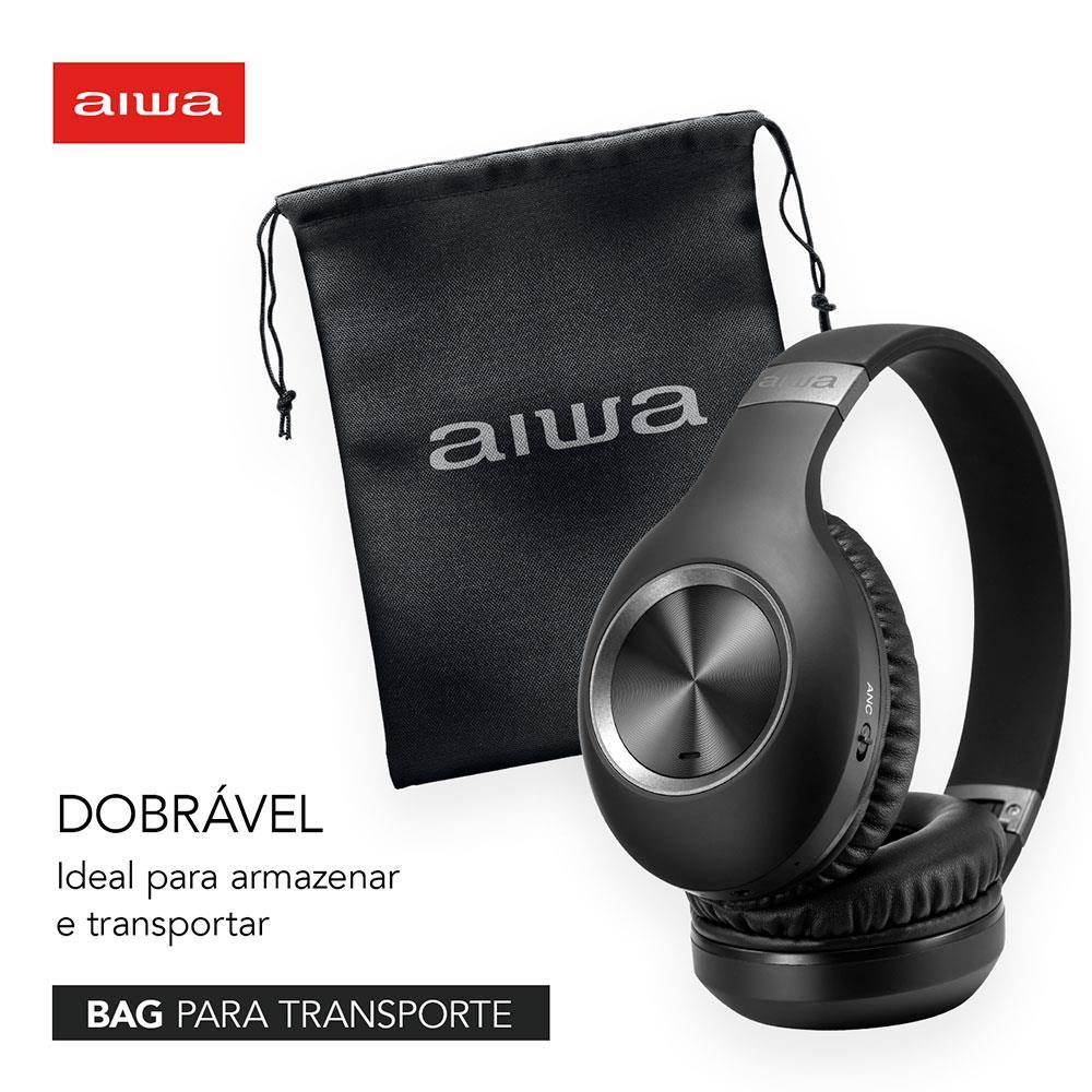 Headphone Aiwa AWS-HP-02-B – Preto - 4