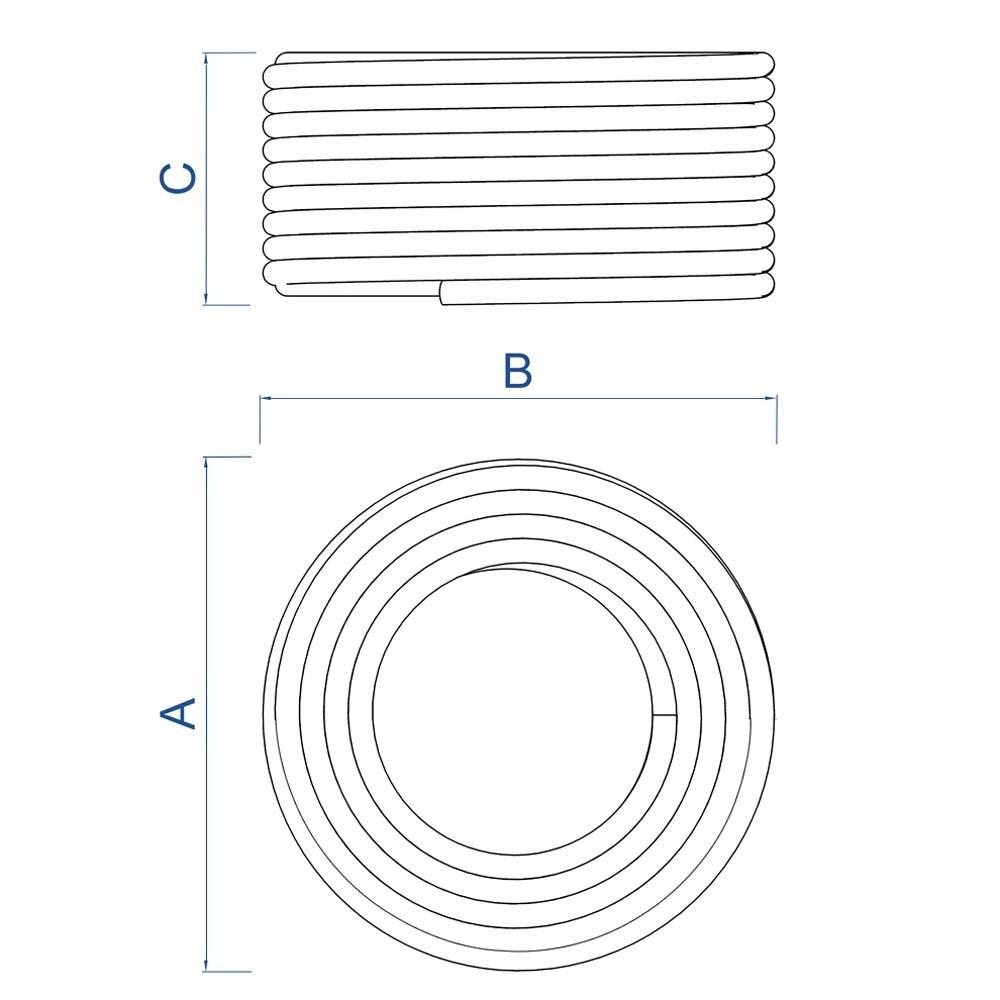 Mangueira Tramontina Flex de 1/2" para Jardim com Engates Rápidos e Esguicho - 20m - Gelo - 2