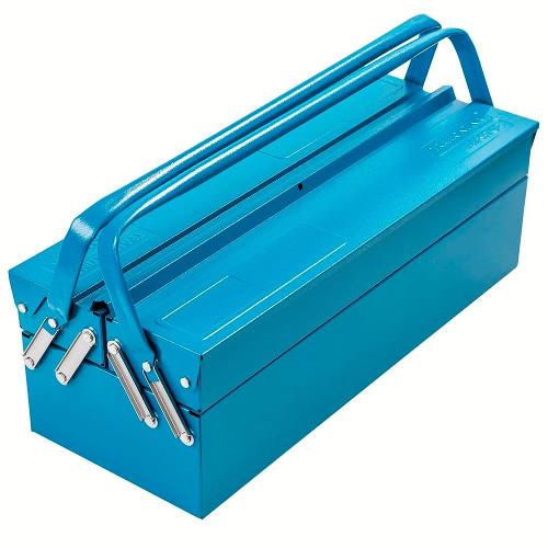 Caixa Sanfonada para Ferramentas Tramontina com 3 Gavetas e Alças Fixas