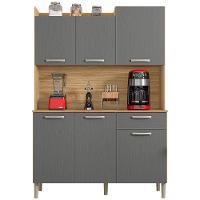 Cozinha Compacta Kit`s Paraná Florence com 6 Portas, 1 Gaveta e 2 Prateleiras - 121,5cm de largura - 2