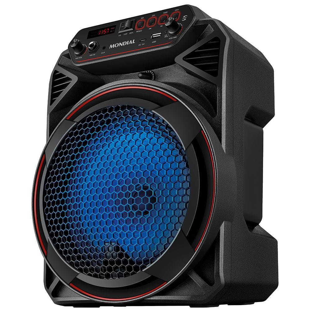 Caixa Amplificada Mondial CM-150 com Bluetooth, USB, Rádio FM e Função TWS - 150W - 1