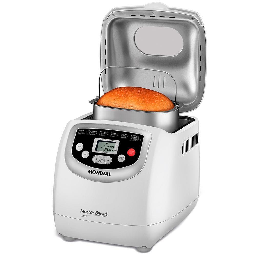 Panificadora Automática Mondial Master Bread NPF-54 com 19 Funções Pré-programadas - Branca - 3