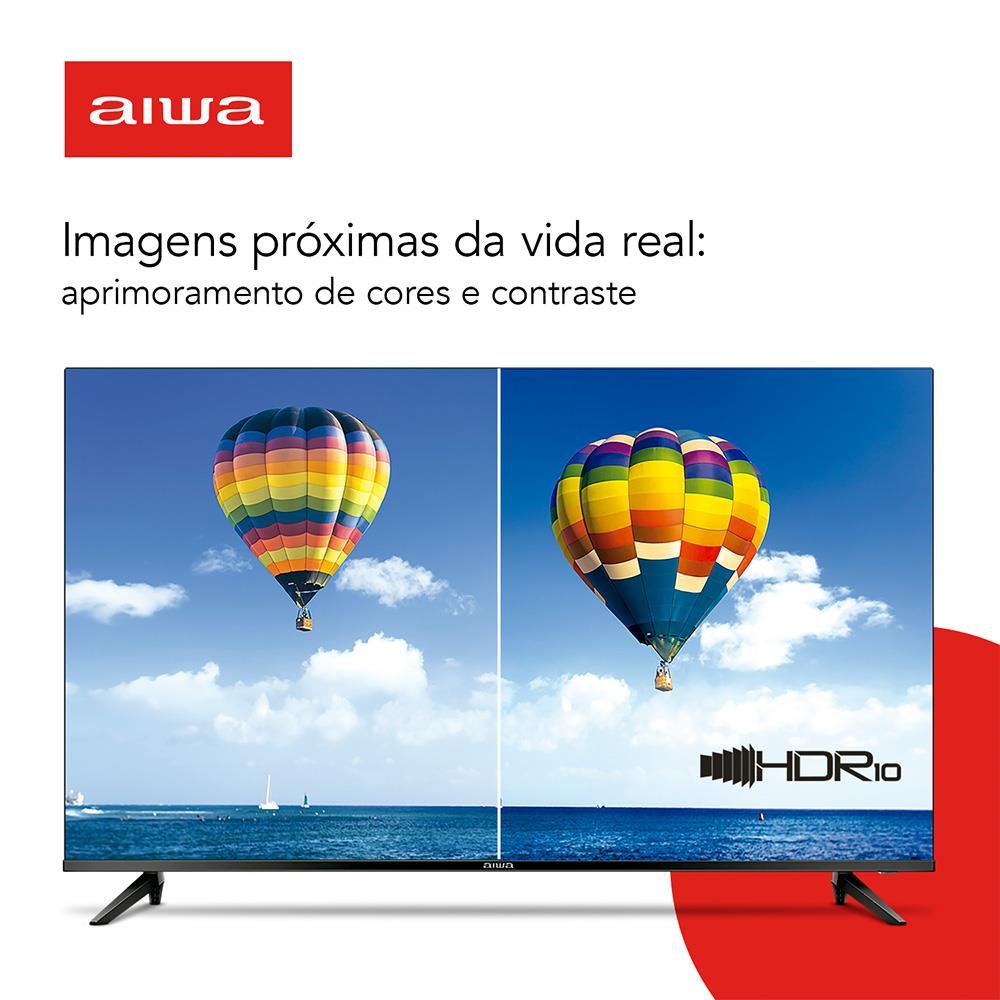 Smart TV 32" Aiwa HD AWS-TV-32-BL-02-A Android, Comando de Voz, Dolby Audio, HDR10, Borda Ultrafina - 4