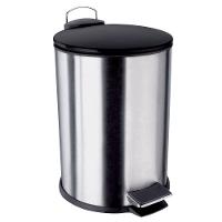 Lixeira Euro Home com Pedal LIX2317-PT em Inox e PP – 3 L - 1