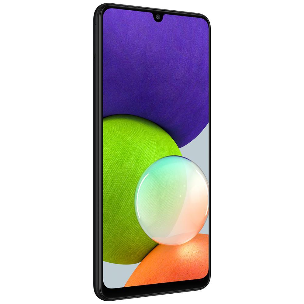 Smartphone Samsung Galaxy A22 Preto 128GB, 4GB RAM, Câmera Quádrupla Traseira, Tela Infinita de 6.4", Bateria de 5000mAh, Dual Chip e Octa Core - 3