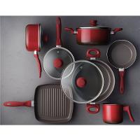 Conjunto de Panelas Brinox Ceramic Life 2.0 com Revestimento Antiaderente Cerâmico Vermelho – 7 Peças