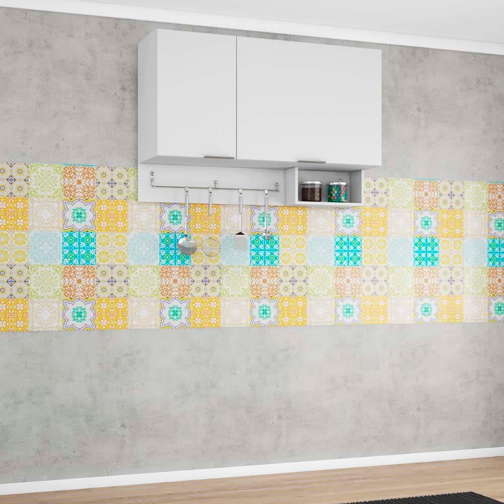 Cozinha Completa Bartira Rubi com 7 Portas e 5 Gavetas - 280cm de largura - 4