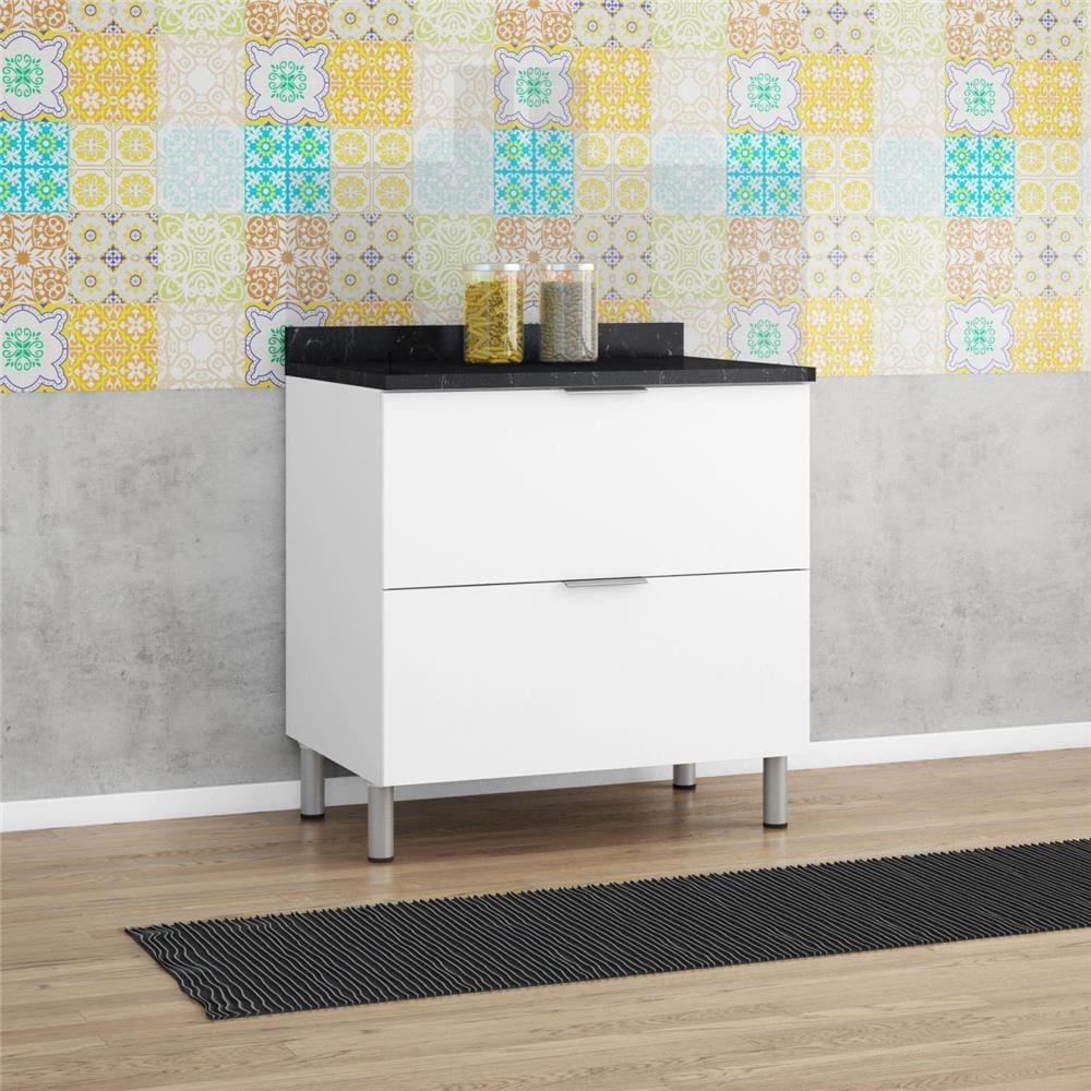 Cozinha Completa Bartira Rubi com 7 Portas e 5 Gavetas - 280cm de largura - 8