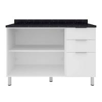 Cozinha Completa Bartira Rubi com 7 Portas e 5 Gavetas - 280cm de largura - 7