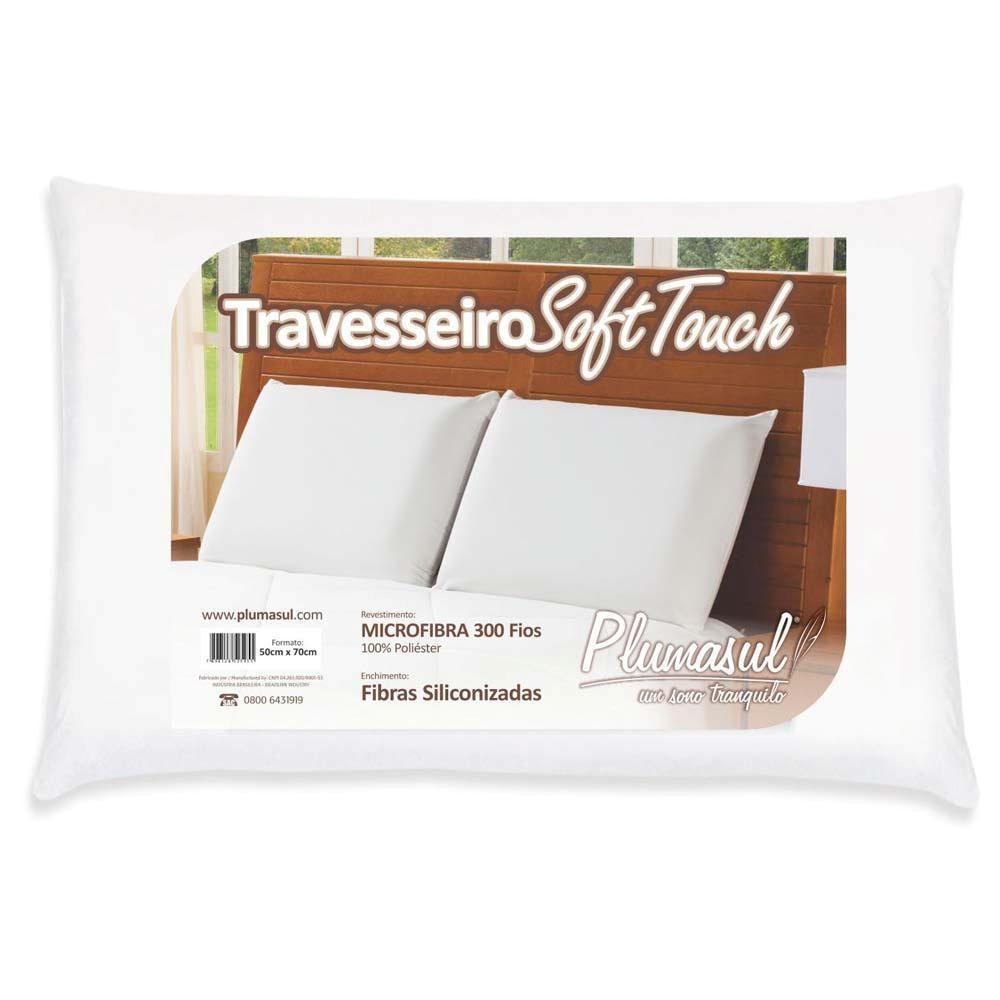 Travesseiro Soft Touch Plumasul 50 x 70 cm – Branco - 1