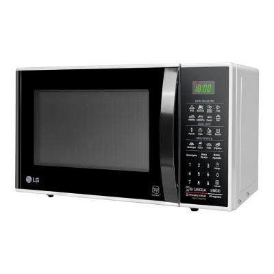 Forno de Micro-ondas LG 30 Litros MS3091 com Função Limpa Fácil e Descongelamento Uniforme - Preto e Branco