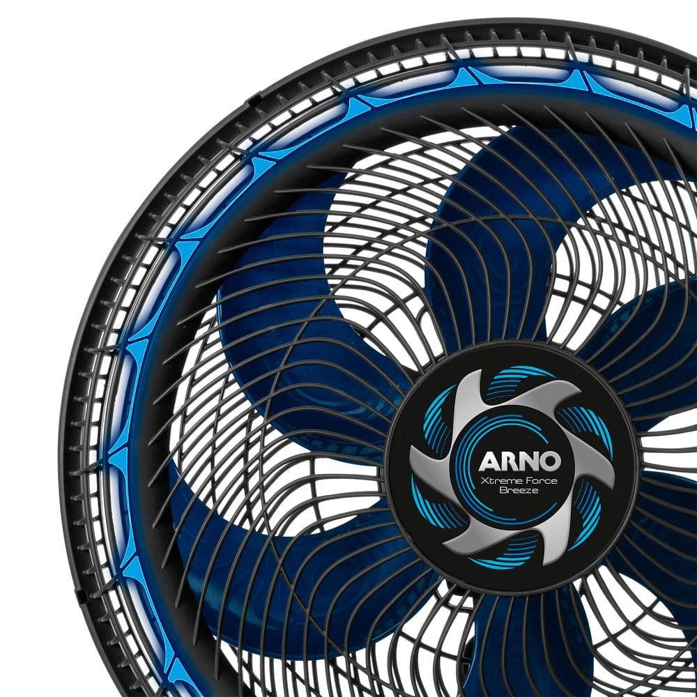 Ventilador de Coluna Arno Xtreme Force Breeze VB4C 40 cm com 3 velocidades e 6 Pás - Preto - 3