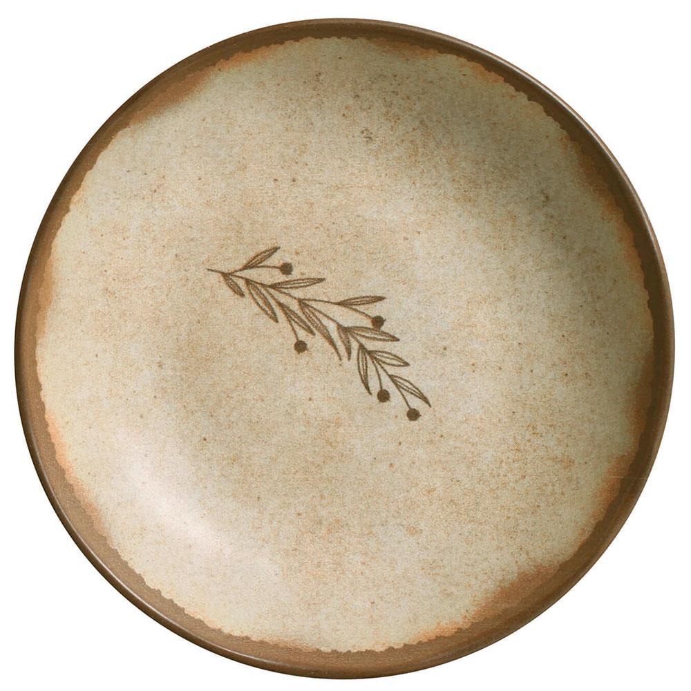 Conjunto com 6 Pratos Fundos Porto Brasil Nativa em Bio Stoneware 22,5cm – Cinza - 2