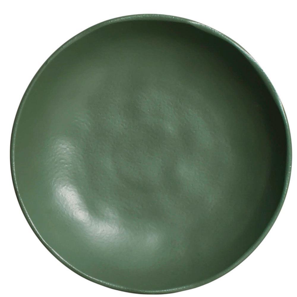 Conjunto com 6 Pratos Fundos Porto Brasil Bio Leaf em Stoneware 22,5 cm – Verde - 2