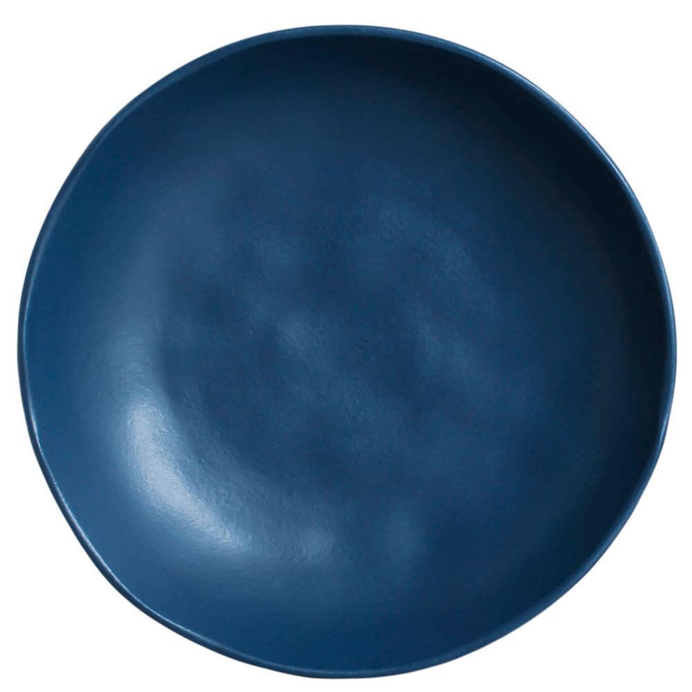 Conjunto com 6 Pratos Fundos Porto Brasil Bio Boreal em Stoneware 22,5 cm – Azul - 2