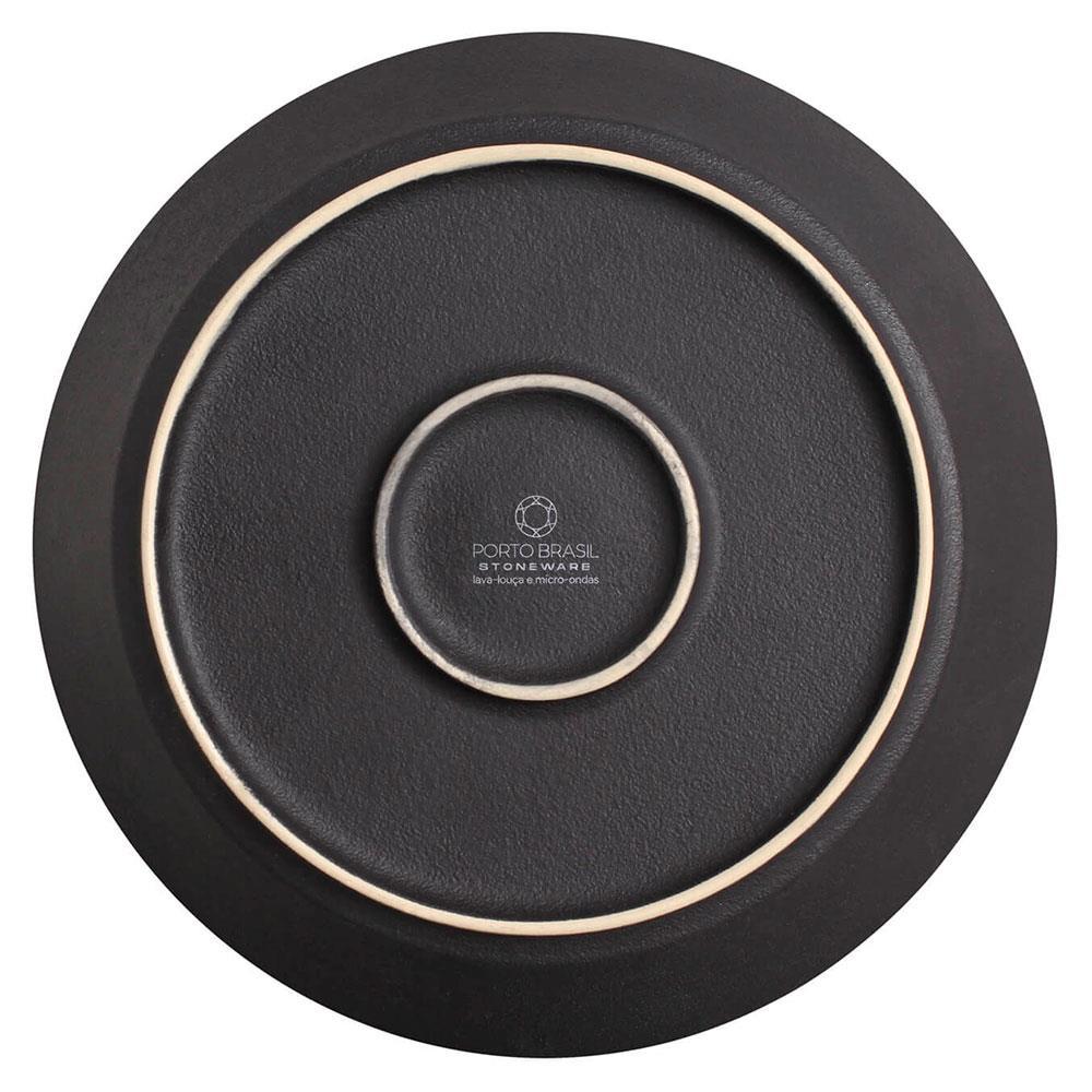 Conjunto com 6 Pratos Fundos Porto Brasil Neo Night Sky em Stoneware 19,5 cm – Azul - 3