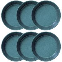 Conjunto com 6 Pratos Fundos Porto Brasil Neo Night Sky em Stoneware 19,5 cm – Azul - 1