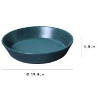 Conjunto com 6 Pratos Fundos Porto Brasil Neo Night Sky em Stoneware 19,5 cm – Azul - 5