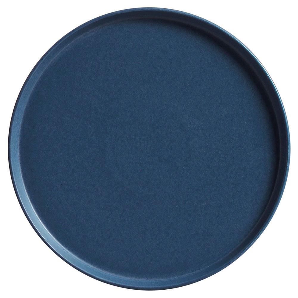 Conjunto com 6 Pratos Rasos Porto Brasil Neo Boreal em Stoneware 27 cm - Azul - 2