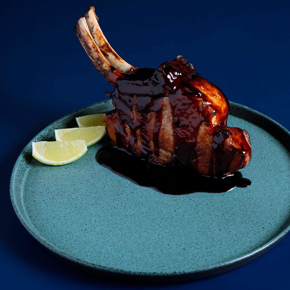 Conjunto com 6 Pratos Rasos Porto Brasil Neo Night Sky em Stoneware 27 cm – Azul - 7