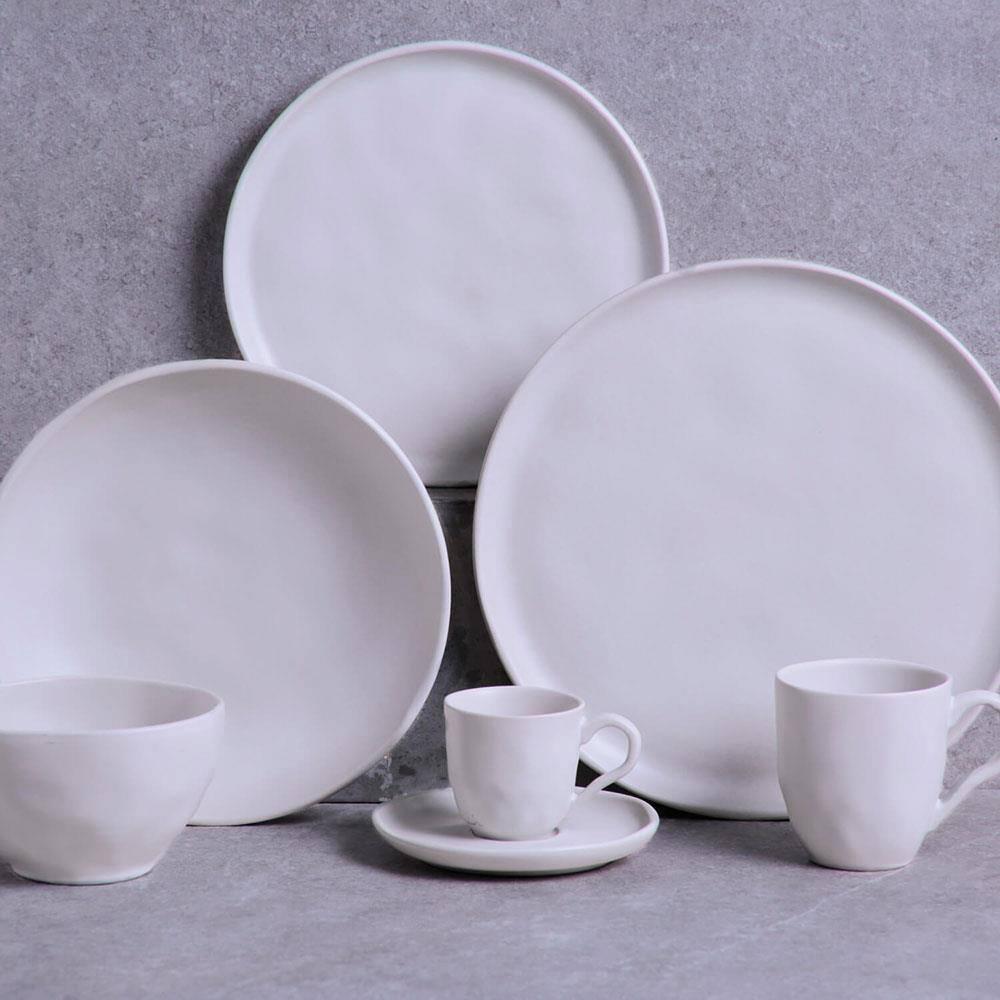 Conjunto de Bowls Porto Brasil Orgânico Vit em Stoneware Cinza 558 ml - 6 Peças - 3