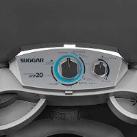 Tanquinho de Roupas 20kg Suggar Lavamax Eco LE2001/2002PR com 6 Programas de Lavagem – Prata