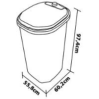 Tanquinho de Roupas 20kg Suggar Lavamax Eco LE2001/2002PR com 6 Programas de Lavagem – Prata - 6
