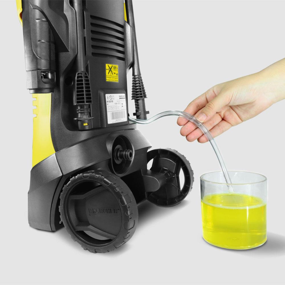 Lavadora de Alta Pressão Karcher K2 Plus 1740psi 1400W com Lança de Jato Leque e Mangueira de 3 Metros - Preta e Amarela - 8