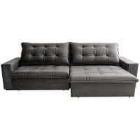 Sofá 3 Lugares Hellen Azure Retrátil/Reclinável, Revestido em Tecido Veludo e 300 cm de Largura - 5