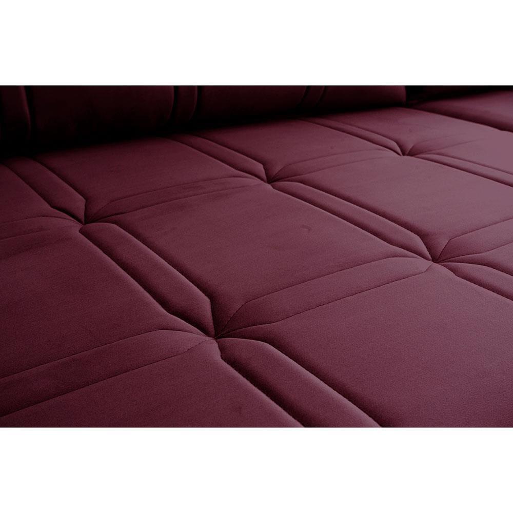 Sofá 3 Lugares Hellen Azure Retrátil/Reclinável, Revestido em Tecido Veludo e 250 cm de Largura - 8