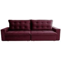 Sofá 3 Lugares Hellen Azure Retrátil/Reclinável, Revestido em Tecido Veludo e 250 cm de Largura - 7