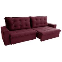 Sofá 3 Lugares Hellen Azure Retrátil/Reclinável, Revestido em Tecido Veludo e 250 cm de Largura - 6