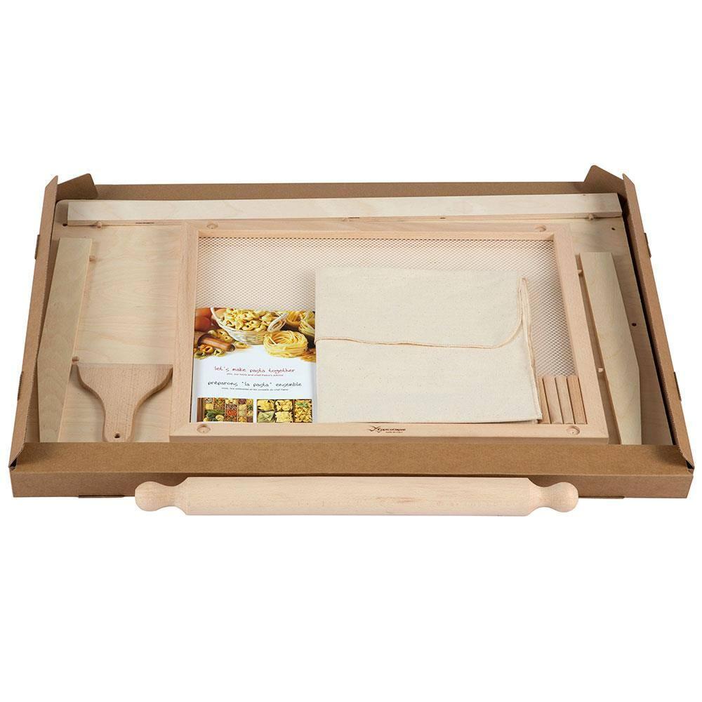 Conjunto para Preparo de Pastas Eppicotispai em Madeira - 5 Peças - 1