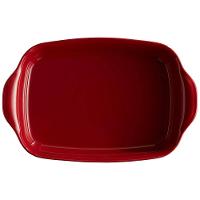Travessa Retangular Emile Henry em Cerâmica 29x19 cm - Vermelha